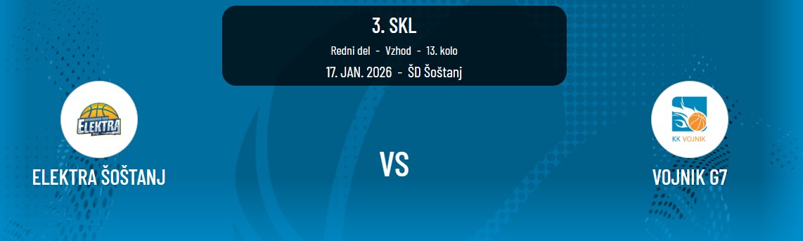 Elektra Šoštanj : Vojnik G7