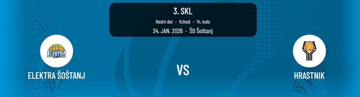 Elektra Šoštanj : Hrastnik