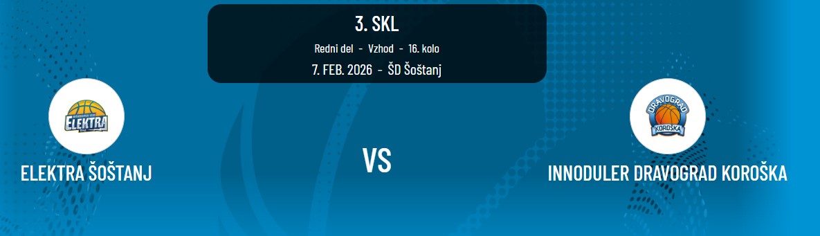 Elektra Šoštanj : Innoduler Dravograd Koroška