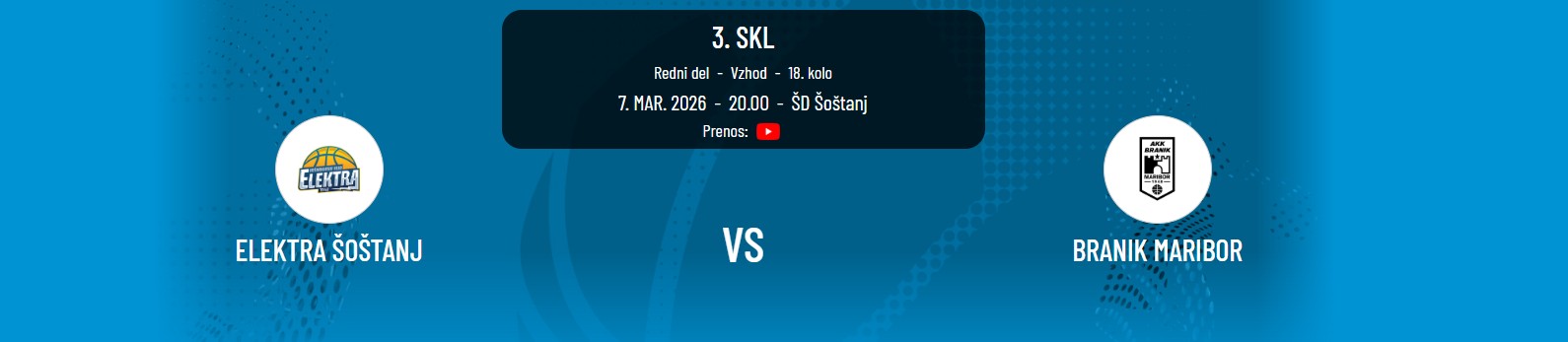 Elektra Šoštanj : Branik Maribor