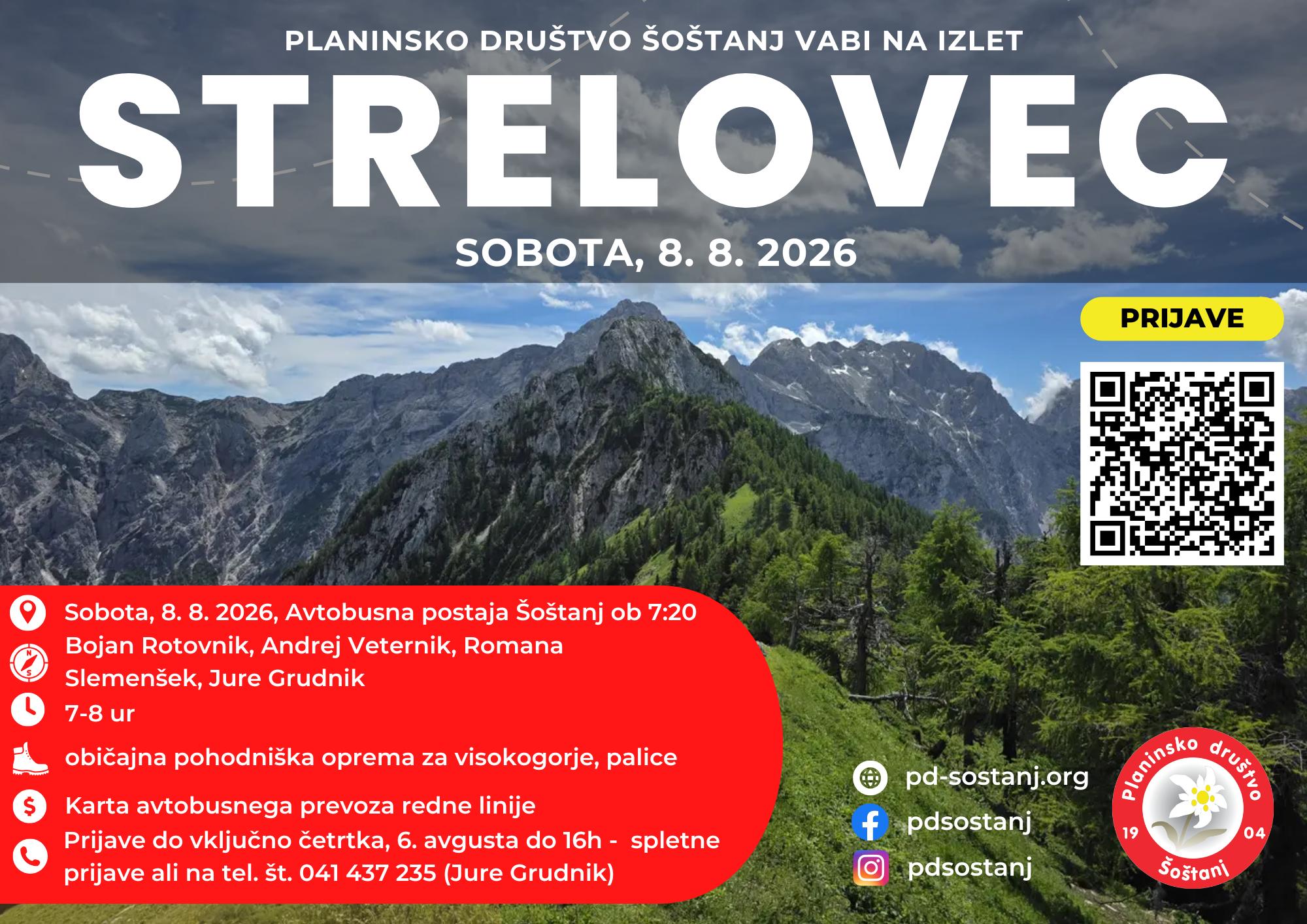 Planinski izlet na Strelovec 1763 m